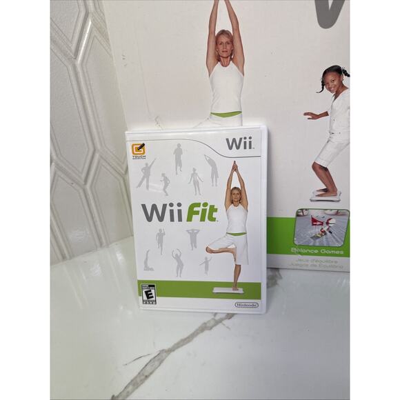 Nintendo Wii Fit Game & Balance Board W/ protective Silicone Cover. Tested Works - Picture 2 of 5